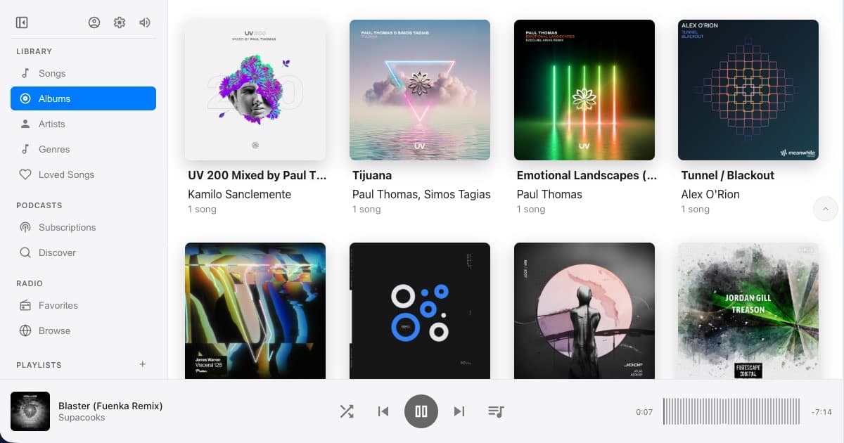 music-player.app screenshot